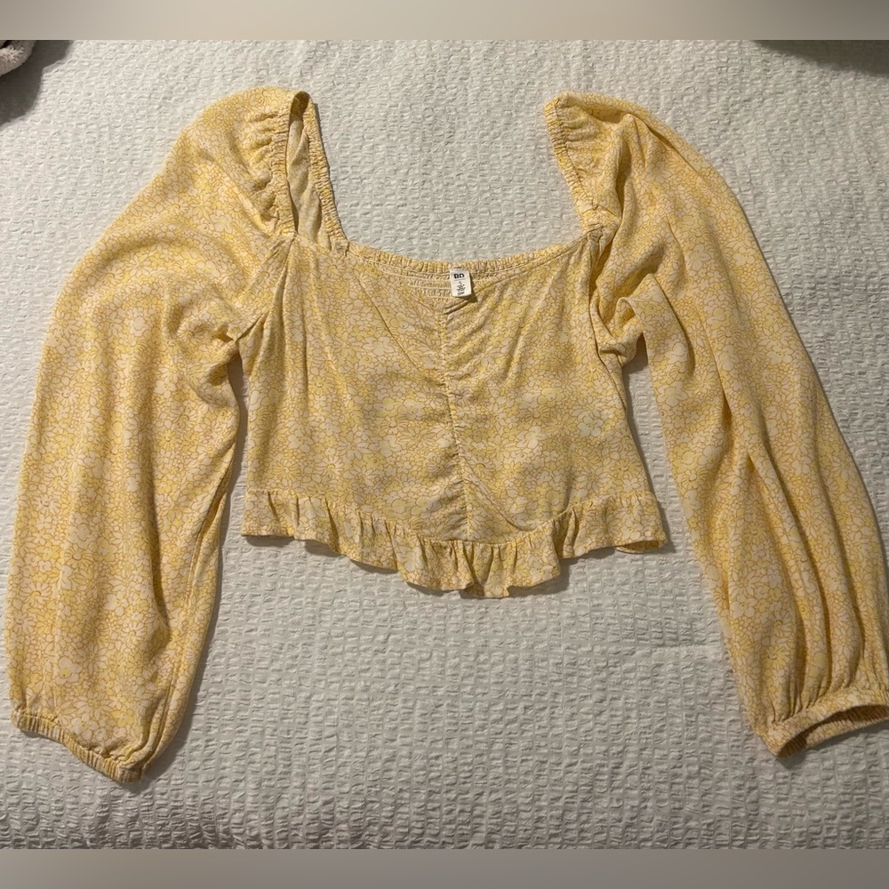 nordstrom yellow long sleeve